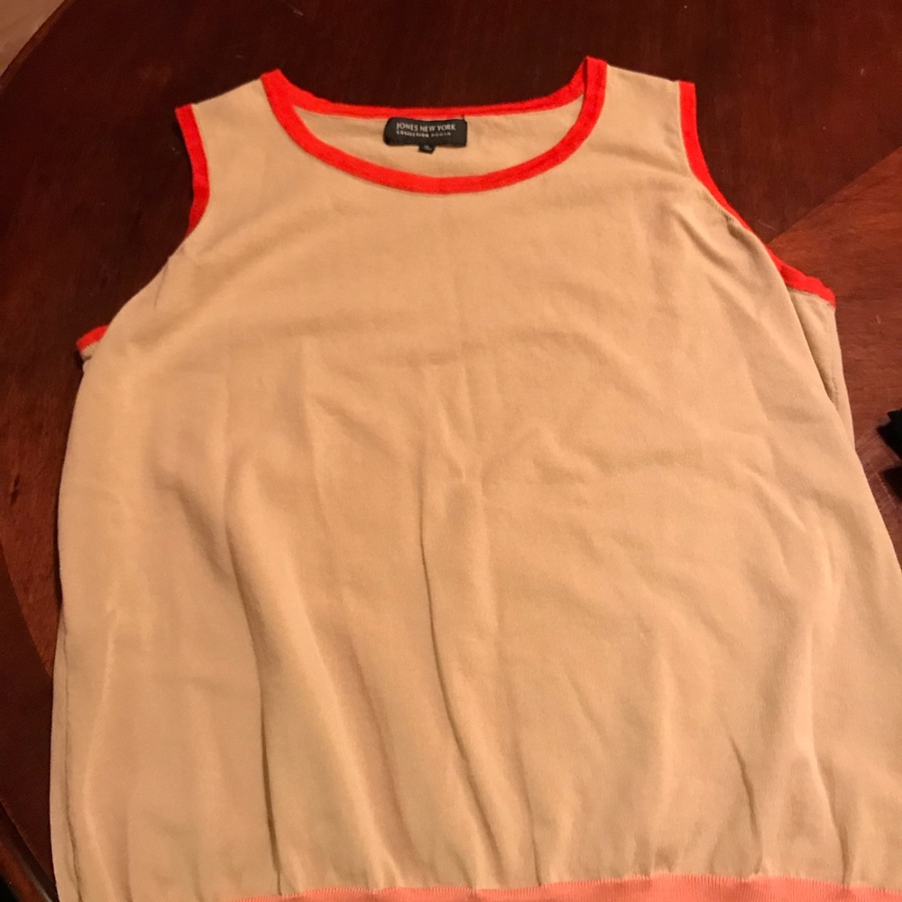 Jones New York sleeveless sweater vest